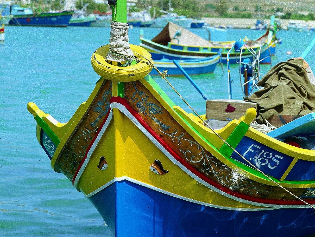 Fischerboot Luzzu | Maritim Antonine Hotel & Spa Malta